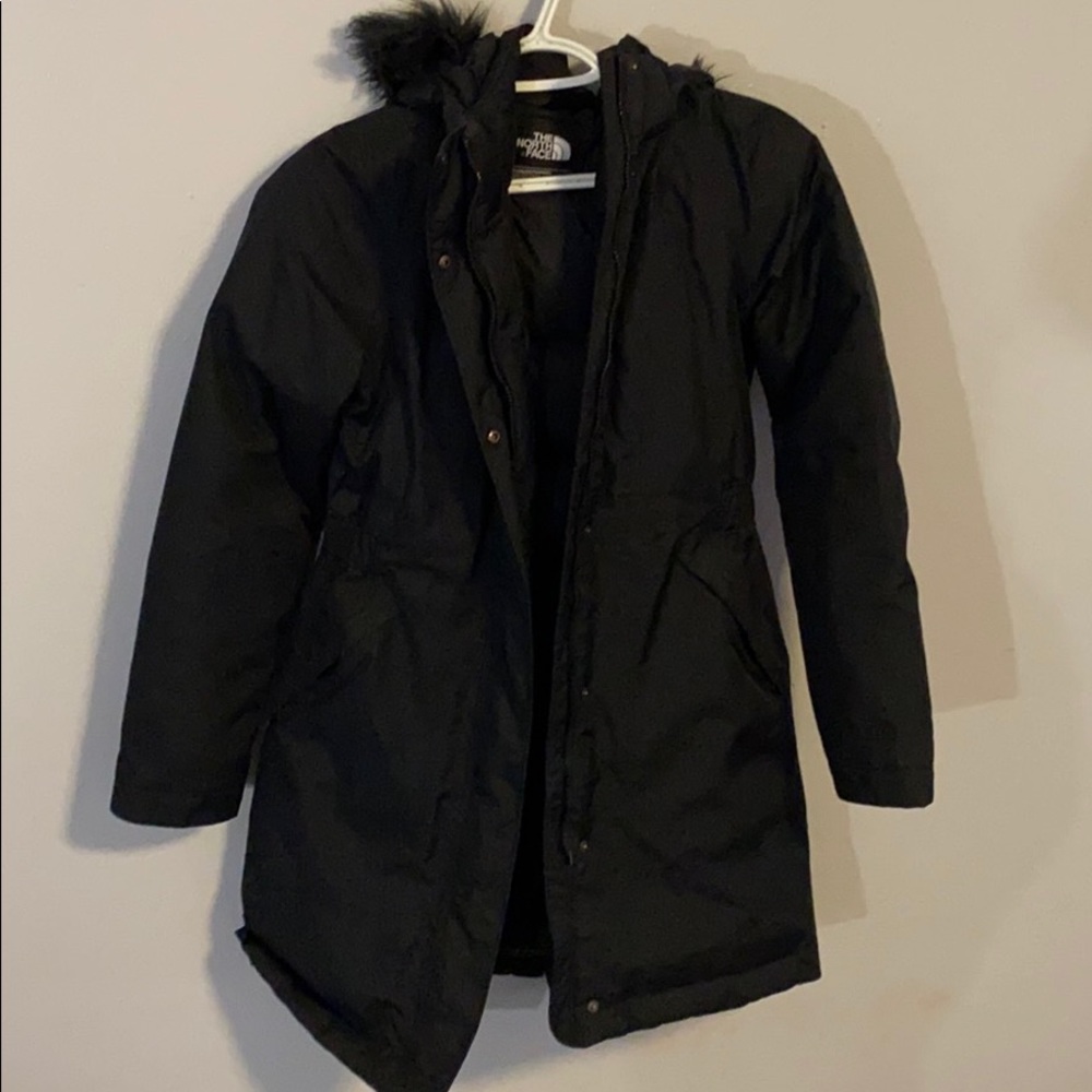 The north face parka coat